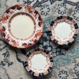 British Elegant Floral Dinnerware Set - Multicolor to hang up